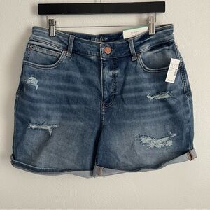 M Jeans by Maurices women’s Jean shorts everflex high rise size 14 NWT